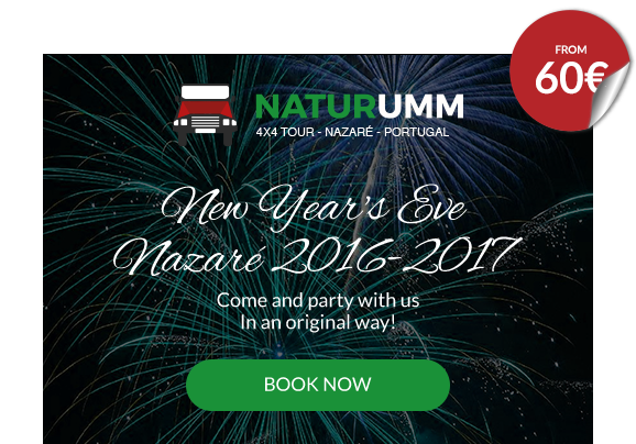 Promoção Passagem de Ano na Nazaré