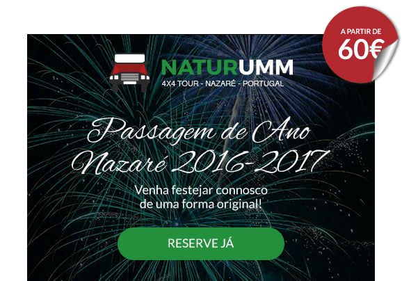 Promoção Passagem de Ano na Nazaré